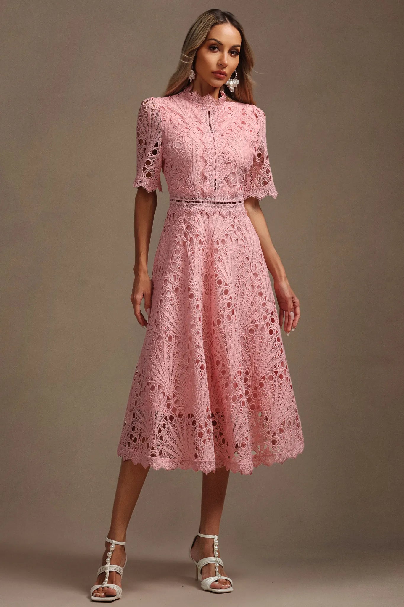 Shaylah Lace Midi Dress
