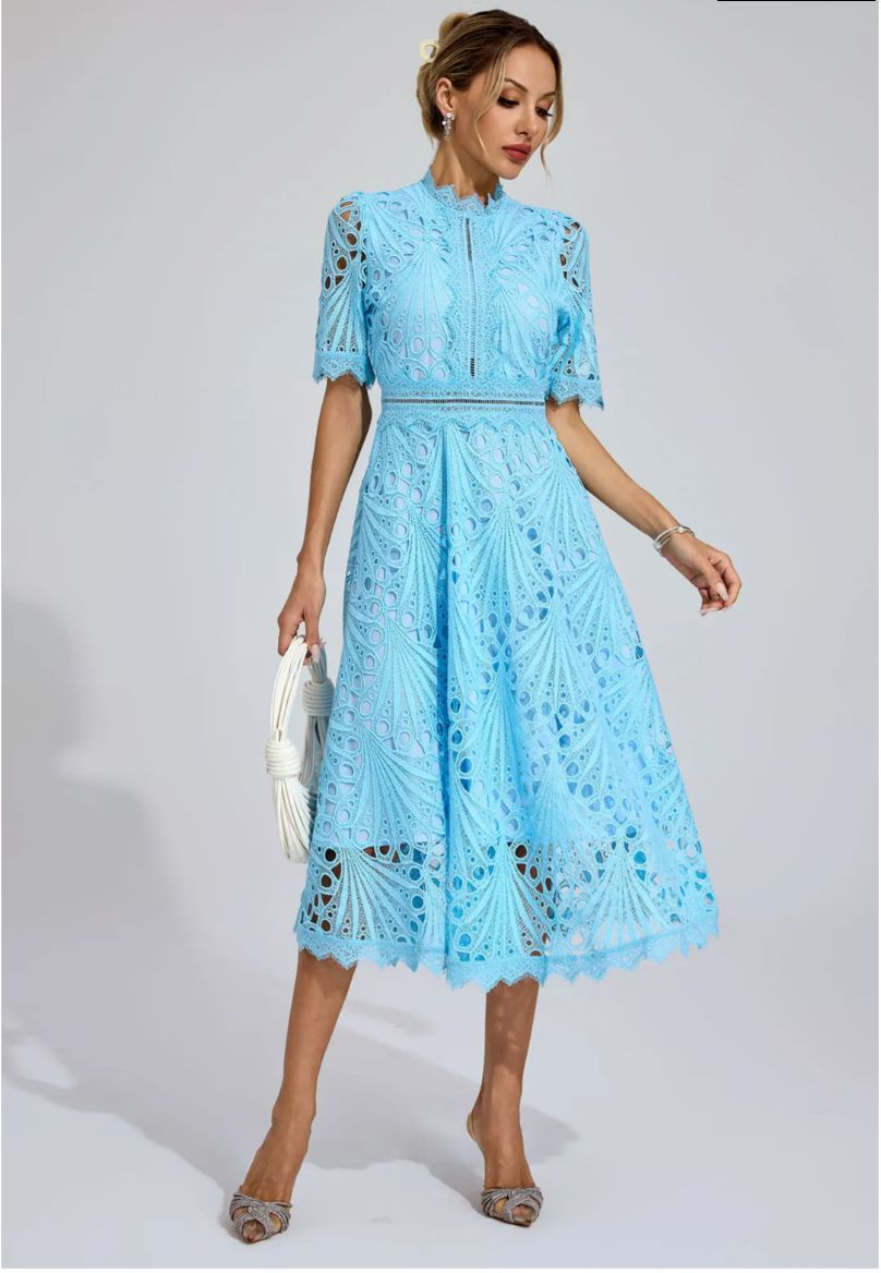 Shaylah Lace Midi Dress