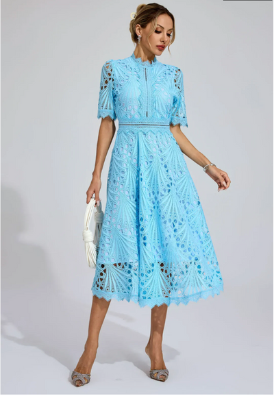 Shaylah Lace Midi Dress