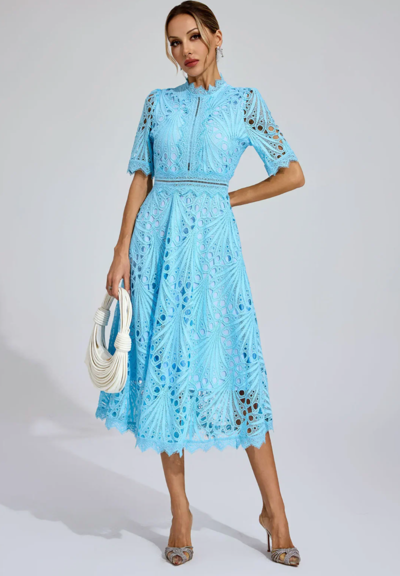 Shaylah Lace Midi Dress