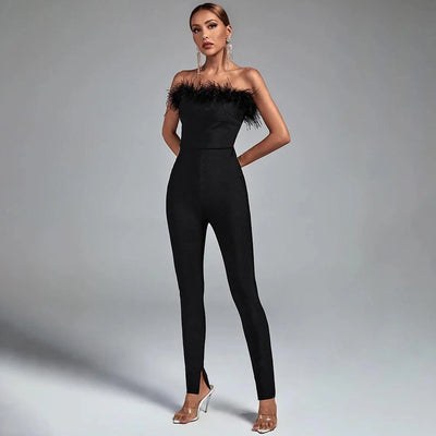 Layla Feather Jumpsuit